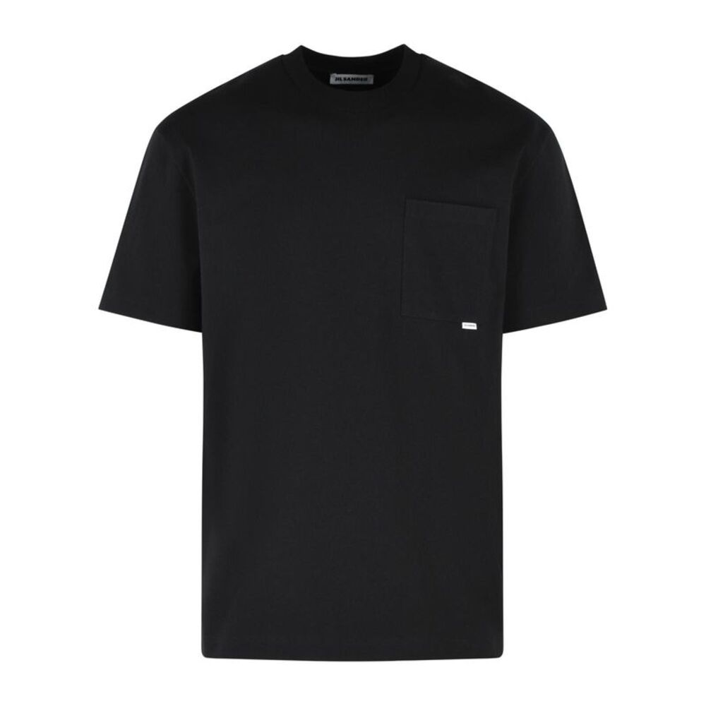 Jil Sander Black Cotton T-Shirt Men